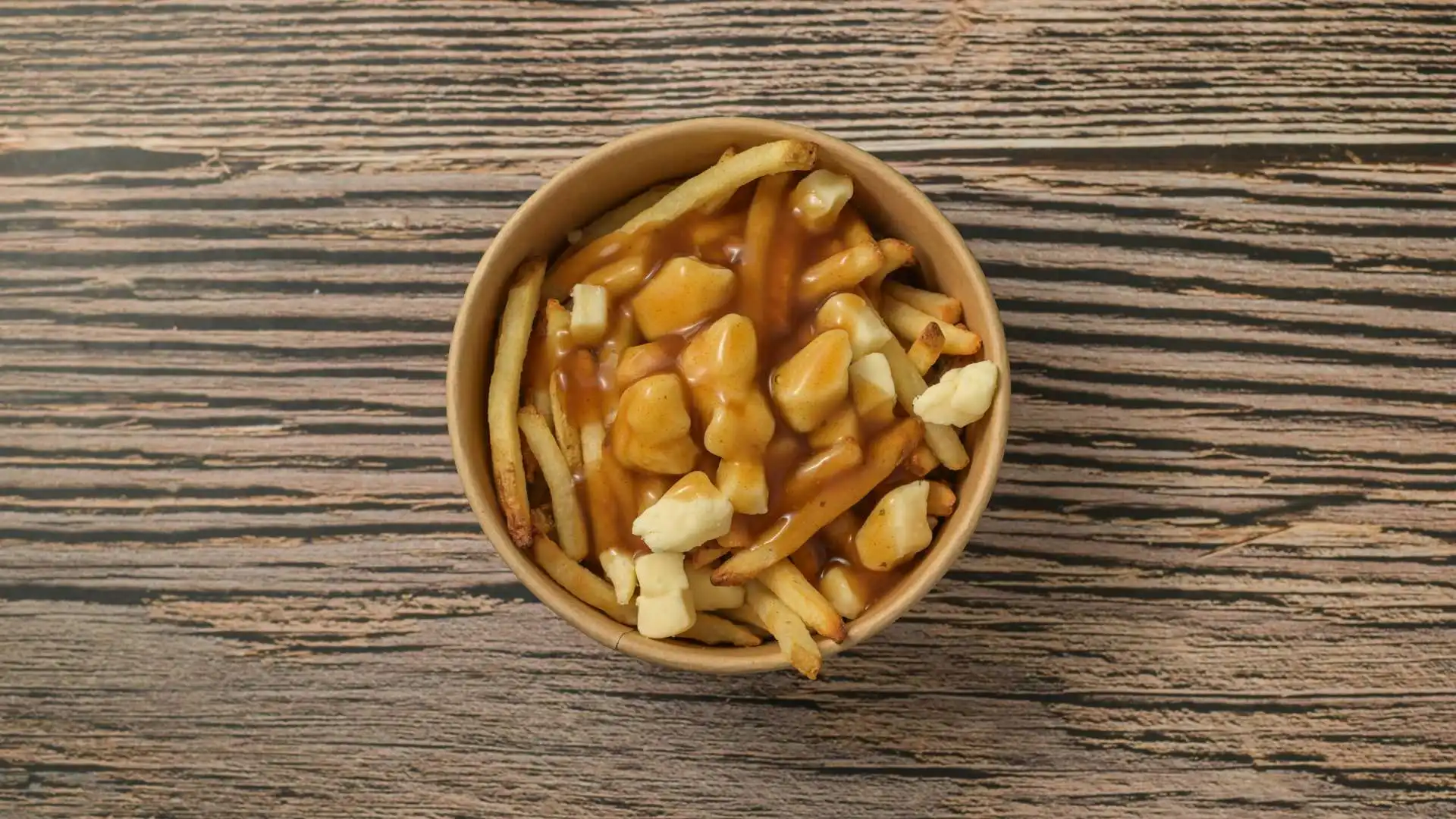 Delicious Classic Poutine at myFries Poutinerie in Edmonton, AB